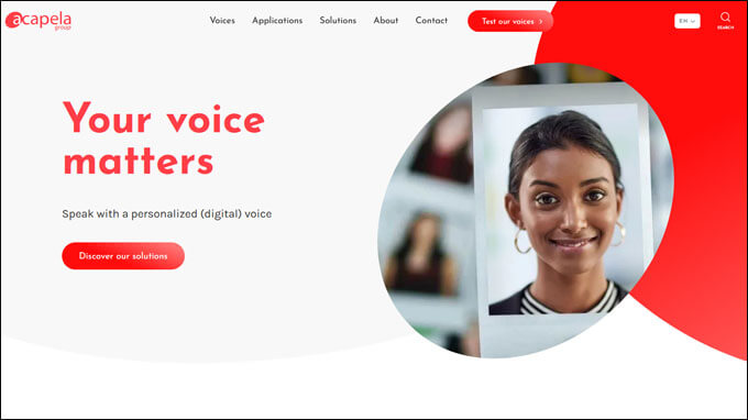 Acapela Group AI voice generator