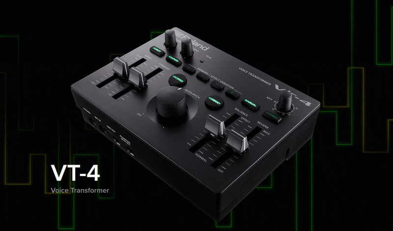Ghostface voice changer hardware Roland VT-4
