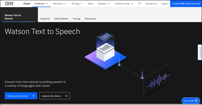 IBM Watson Text-to-Speech