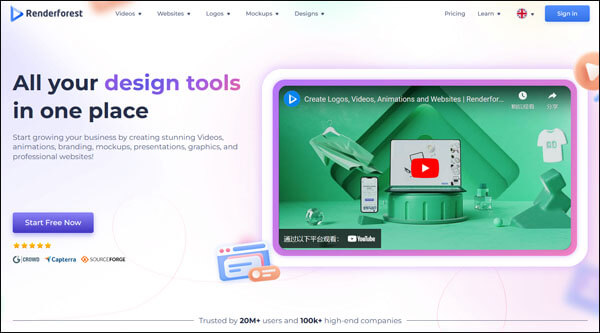 Free Online Text to Video Converters - Renderforest