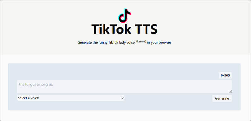 TikTok Voice Generator -tts