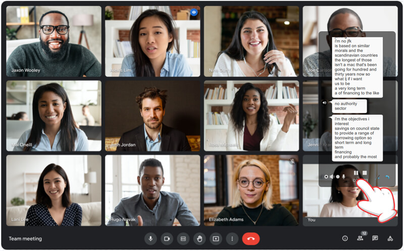 how to record a google meet
