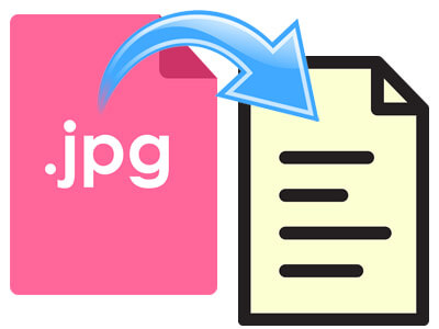 convert JPG to Text