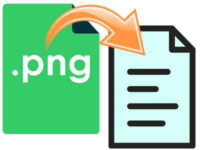 Convert PNG to Text