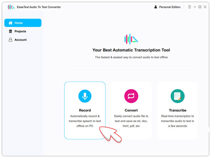 EaseText Speech To Text Software for Mac